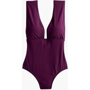 J. Crew plunge v-neck one piece swimsuit | 12